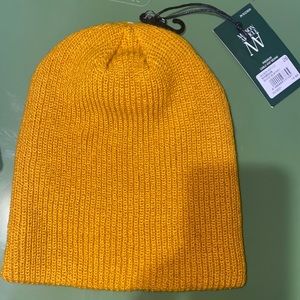 Mustard yellow Mason Article beanie